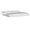 vidaXL Bed Frame White 200 x 200 cm Solid Pine Wood