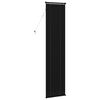 vidaXL Venetian Blind Manual Adjustable Black 213 x 50 cm PVC