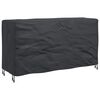 vidaXL Furniture Cover Plain Black 180 x 70 x 90 cm 420D