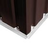 vidaXL Garden Storage Shed Brown 194x121x181 cm Steel