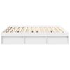 vidaXL Bed Frame without Mattress White 180x200 cm Super King Super King Size