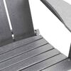 vidaXL Folding Adirondack Chair Light Grey 74.5 x 80.5 x 90cm HDPE