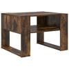 vidaXL Coffee Table Smoked Oak 66 x 53 x 45 cm Engineered Wood