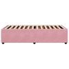 vidaXL Bed Frame without Mattress Pink 80x200 cm Velvet