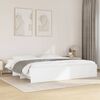 vidaXL Bed Frame without Mattress White 180x200 cm Super King Engineered Wood