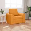 vidaXL Sofa Bed Dark Yellow 98 x 71 x 83 cm Velvet