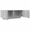 vidaXL TV Cabinet Grey Sonoma 100x35x40 cm Engineered Wood