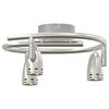 vidaXL Ceiling Spotlight Nickel 24 x 22 x 12.5 cm Metal