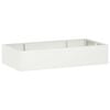 vidaXL Retaining Wall 6 pcs 200 x 100 x 30 cm Steel White