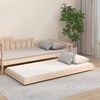 vidaXL Bed Frame without Mattress 90x190 cm Single Solid Wood Pine