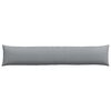 vidaXL Sofa Pillows 2 pcs Light Grey 200 x 40 cm Fabric