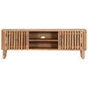 vidaXL TV Cabinet 130x30x45 cm Solid Acacia Wood