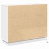 vidaXL LED Sideboard with Shelf White 90 x 32 x 75 cm Engineered Wood
