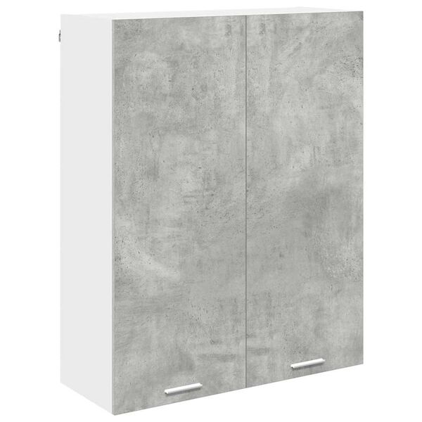 vidaXL Hanging Cabinet Concrete Grey 80 x 31 x 100 cm Engineered Wood