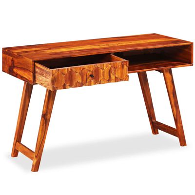 vidaXL Writing Table Solid Sheesham Wood 118x50x76 cm
