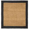 vidaXL Area Rug Dark Grey 240 x 240 cm Jute