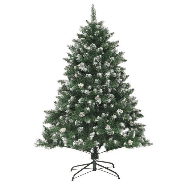 vidaXL Artificial Christmas Tree with Stand 120 cm PVC