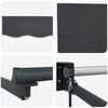 vidaXL Manual Retractable Awning with LEDs Anthracite 2.5 x 2 m