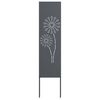 vidaXL Garden Privacy Screen Anthracite 32 x 140 cm Cold-rolled steel