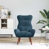 vidaXL Armchair Blue 69 x 74 x 93 cm Velvet