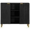 vidaXL Sideboard Black 90x33x75 cm Engineered Wood