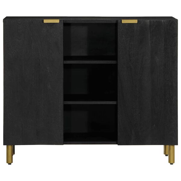 vidaXL Sideboard Black 90x33x75 cm Engineered Wood