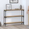vidaXL Console Table Artisan Oak 100 x 22.5 x 75 cm Engineered Wood
