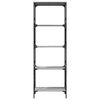 vidaXL Bookcase 5-Tier Grey Sonoma 59x35x171 cm Engineered Wood