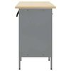 vidaXL Work Cabinet with Drawer 3 pcs Black and Grey 150 x 55 x 85 cm