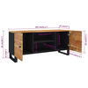 vidaXL TV Cabinet 105x33x46cm Solid Wood Acacia