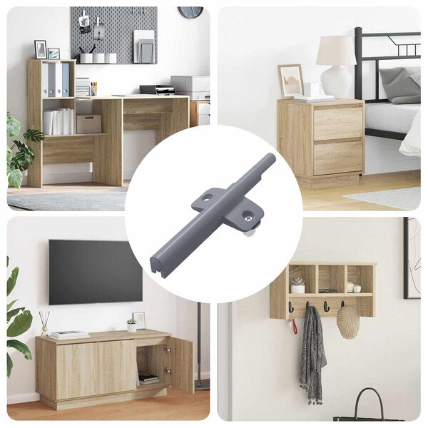 vidaXL Soft Close Damper 1161 pcs Grey 125 x 47 x 15 mm PP