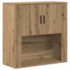 vidaXL Wall Cabinet Artisan Oak 80 x 33 x 80 cm Engineered Wood