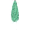 vidaXL Garden Parasol with Steel Pole Green 248x248x248 cm