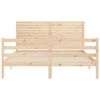 vidaXL Bed Frame without Mattress King Size Solid Wood