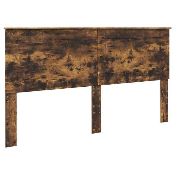 vidaXL Headboard Smoked Oak 100 cm Engineered Wood