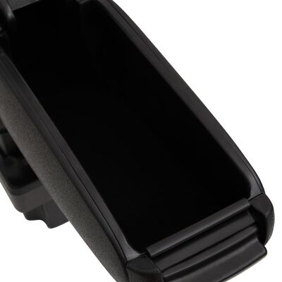 vidaXL Car Armrest Black 11.5x32x(30-50) cm ABS