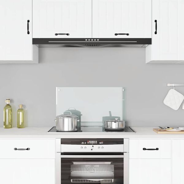 vidaXL Kitchen Backsplash Transparent 70 x 40 cm Tempered Glass