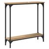 vidaXL Console Table Artisan Oak 75 x 22.5 x 75 cm Engineered Wood