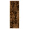 vidaXL Apothecary Cabinet Smoked Oak 40x41x118 cm Engineered Wood