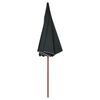 vidaXL Garden Parasol with Steel Pole 300 cm Anthracite