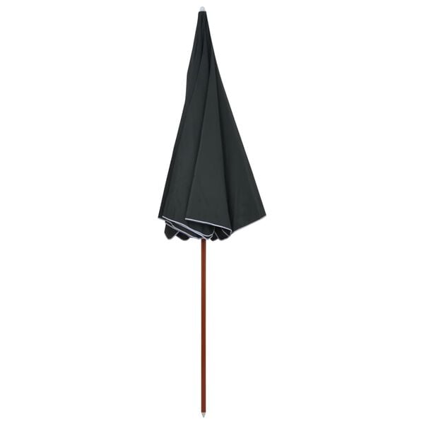 vidaXL Garden Parasol with Steel Pole 300 cm Anthracite