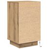 vidaXL Bedside Cabinet with LED Lights&nbsp;Artisan Oak 38x34x65 cm