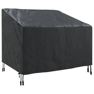 vidaXL Garden Chair Cover Black 96 x 79 x 74 cm 420D Oxford Fbric