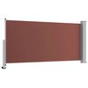 vidaXL Patio Retractable Side Awning 120x300 cm Brown
