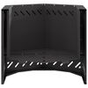 vidaXL Smokeless Fire Pit Black 58 x 58 x 51 cm Steel