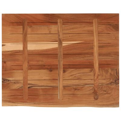 vidaXL Desk Top 90x80x3.8 cm Rectangular Solid Wood Acacia Live Edge