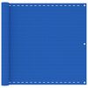 vidaXL Balcony Screen Blue 90x600 cm HDPE