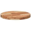 vidaXL Table Top Round &Oslash;50x4 cm Solid Wood Acacia