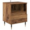 vidaXL Bedside Cabinet Old Wood 40 x 35 x 50 cm Engineered Wood