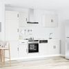 vidaXL 7 Piece Kitchen Cabinet Set Lucca White Engineered Wood